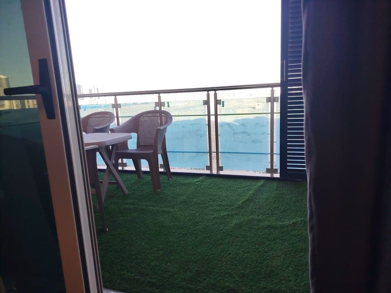 Balcony with Mediterranean sea view